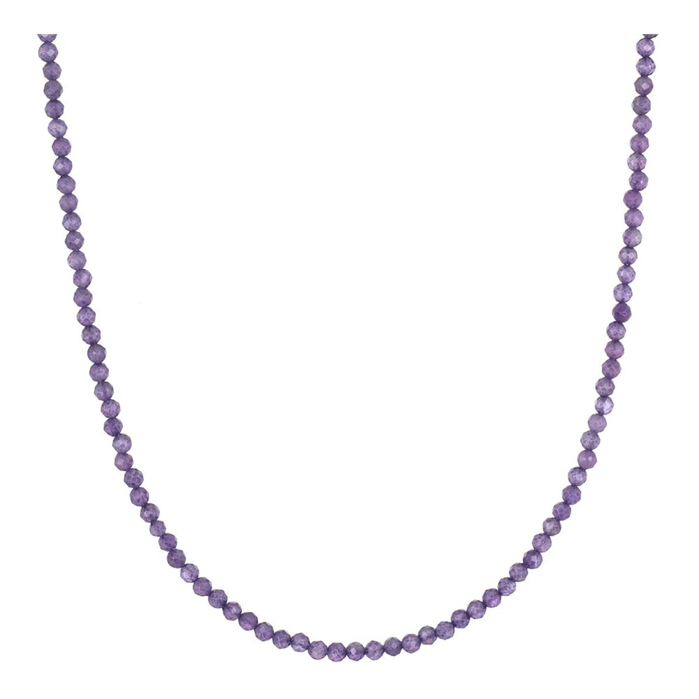 Satya Jewelry Embrace Bliss Amethyst Crown Chakra Choker - Picture 3 of 6